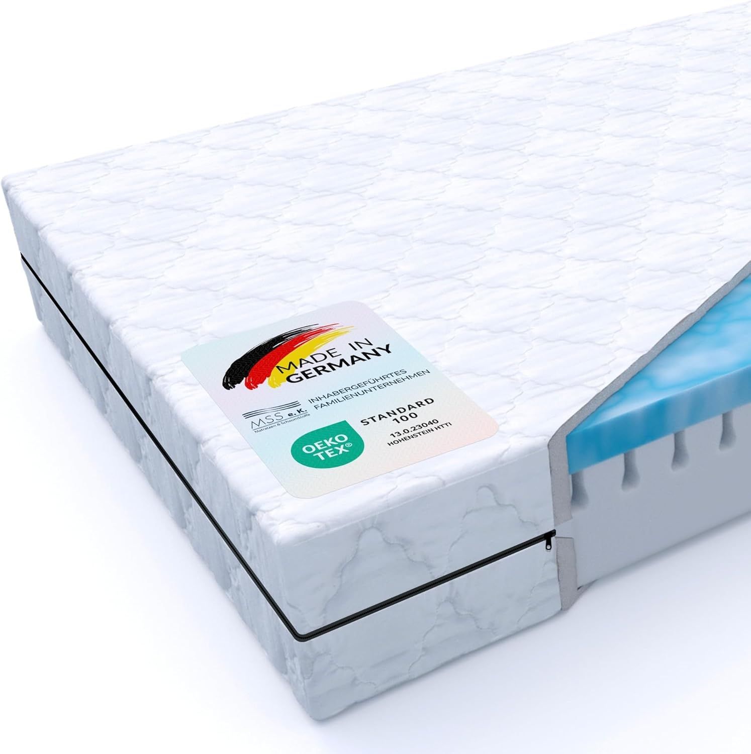 7 Zonen BeActive Gel-Komfortschaummatratze 200x70x16 cm H3