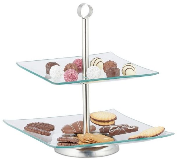 10 x Etagere 2-stufig
