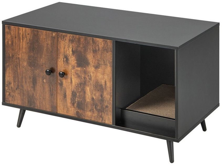 COSTWAY Katzenschrank 2 in 1