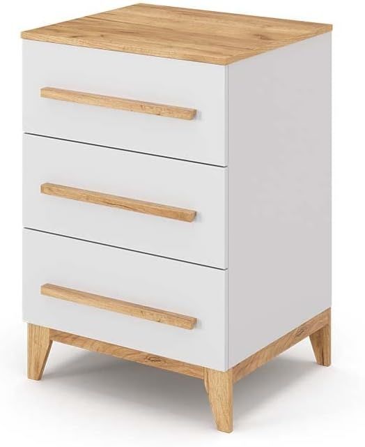 Kommode Malia Weiß 53.4 x 88 cm Vitalispa