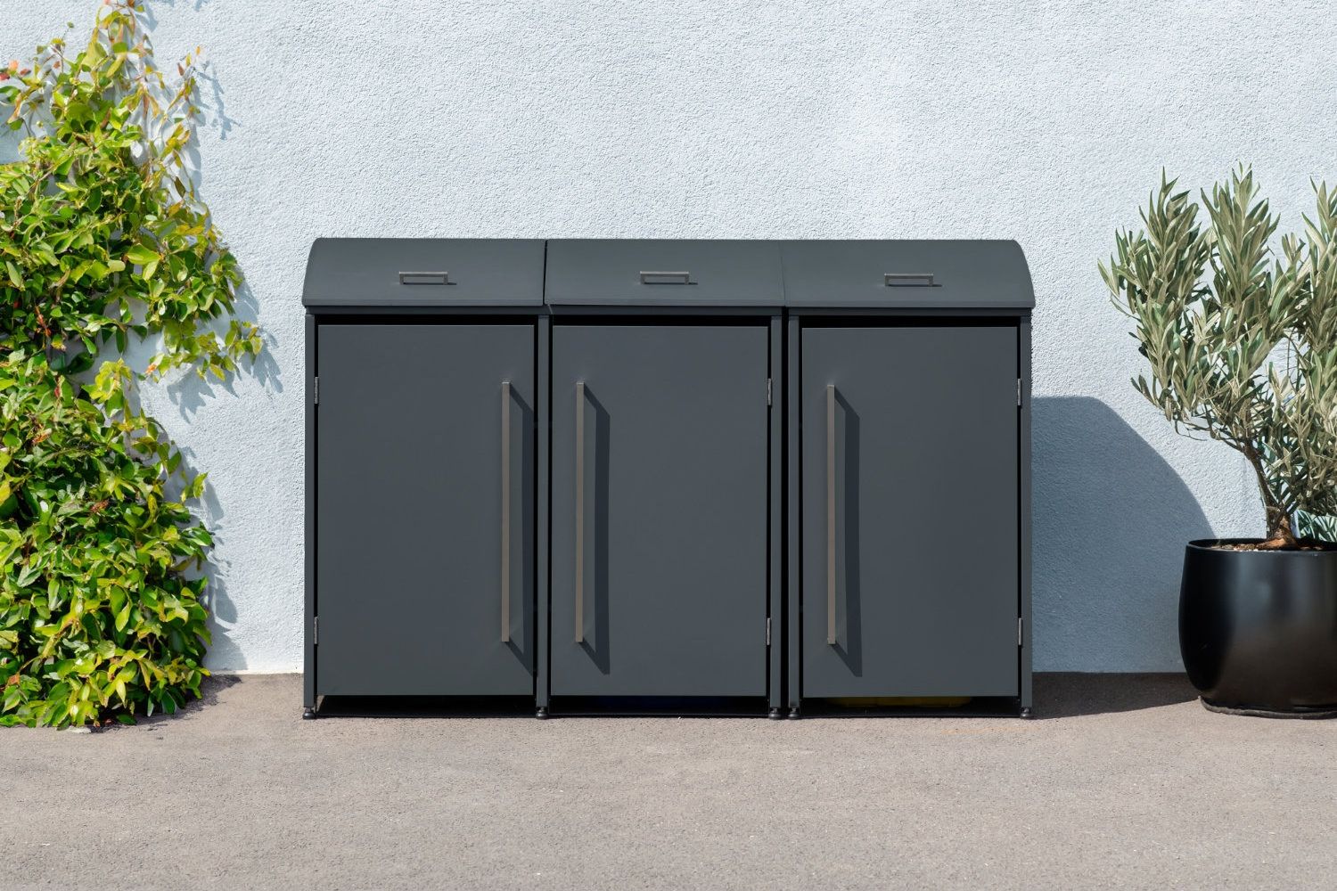 Westmann Metall Mülltonnenbox Moderna 3 | 3x240 L