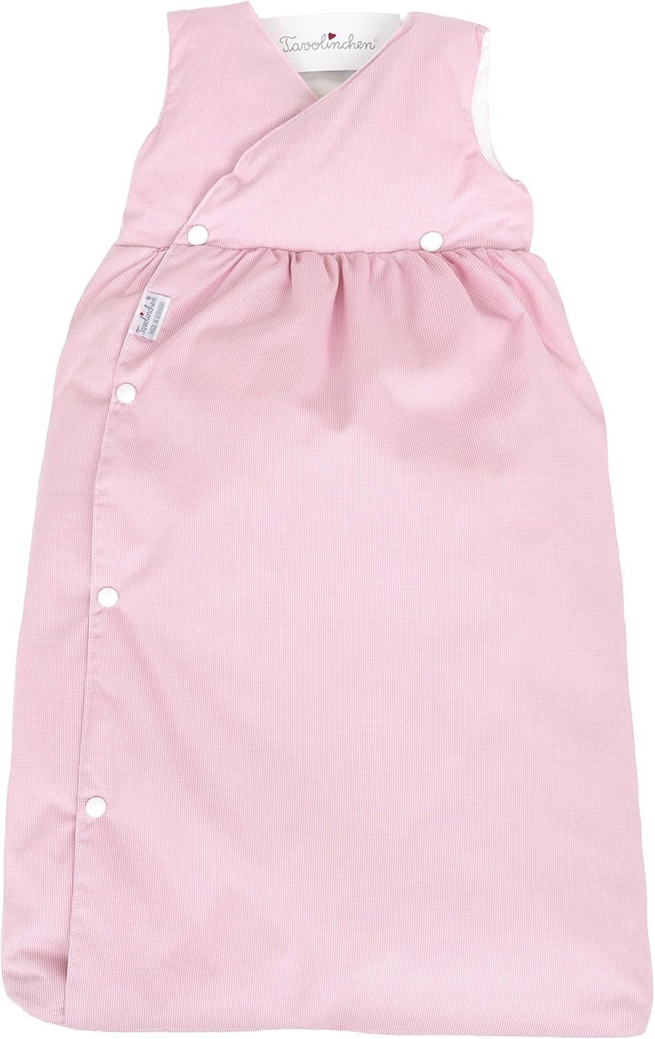 Tavolinchen Babyschlafsack Daunenschlafsack "VichyKaro" Kinderschlafsack - rose - 70cm