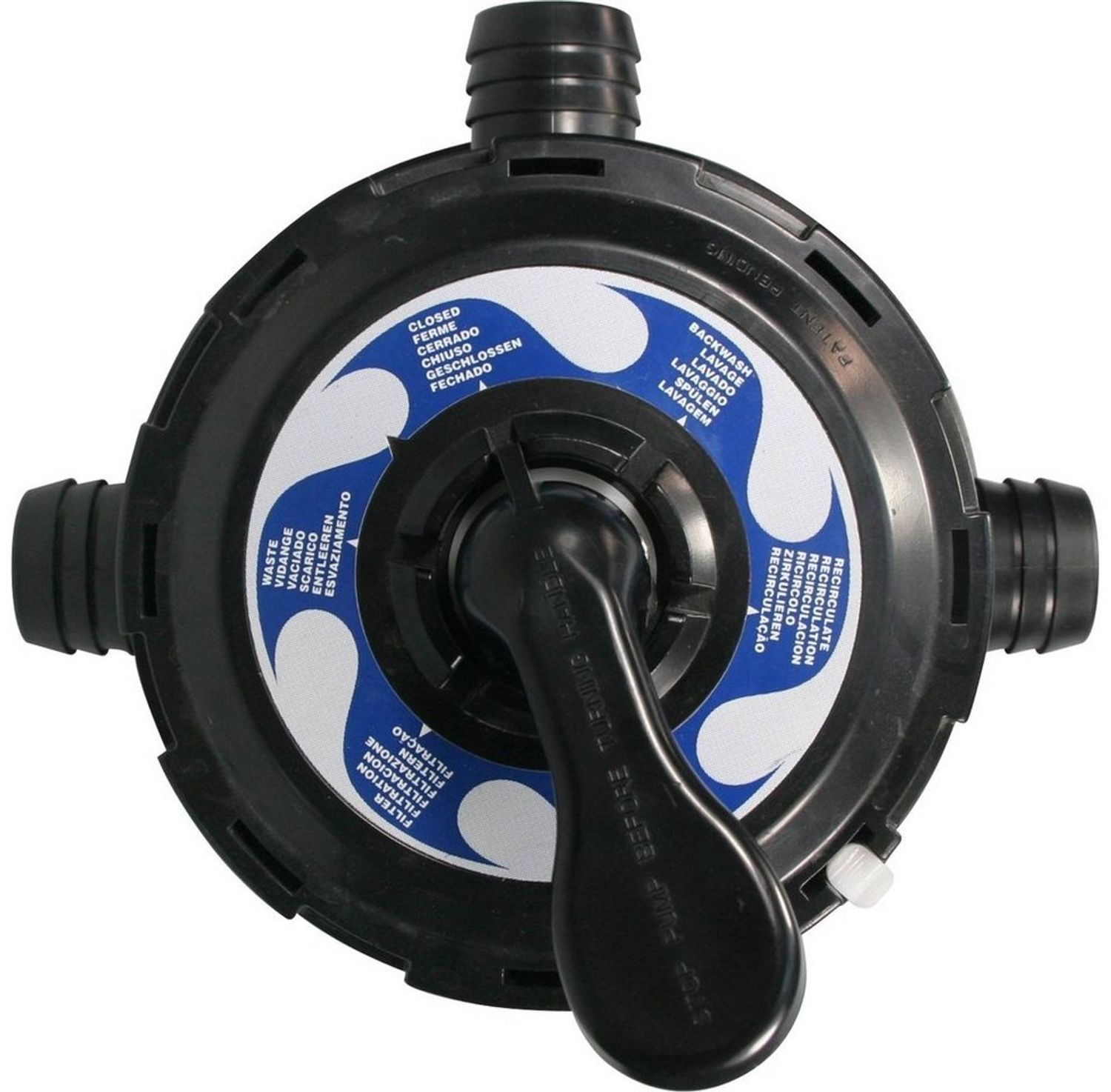 Waterman Sandfilteranlage 6-Wege-Ventil Top-Mount 38 mm Schlauchanschluß (1 St)