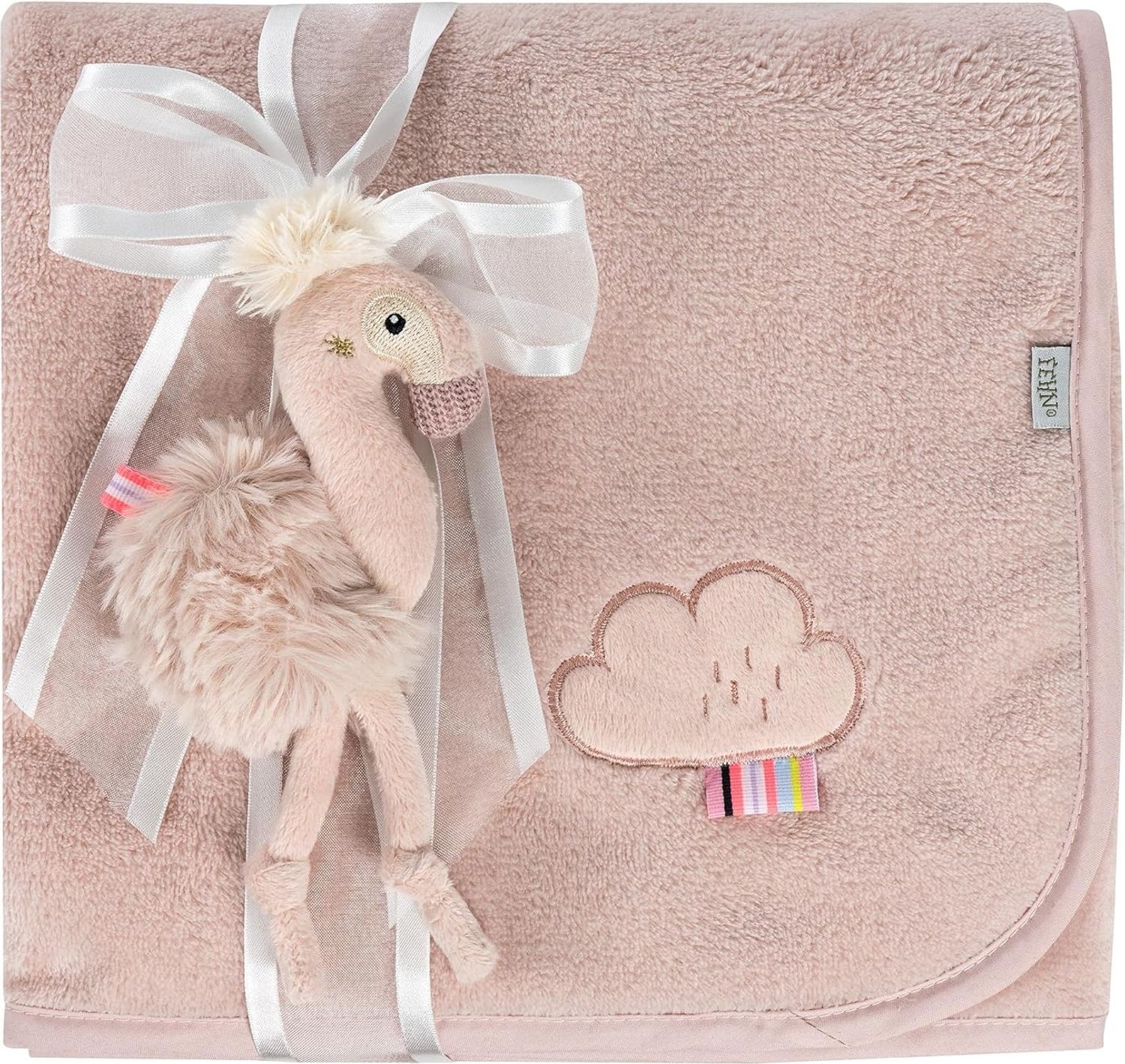 Fehn Kuscheldecke Flamingo 75 x 100 cm Rosa