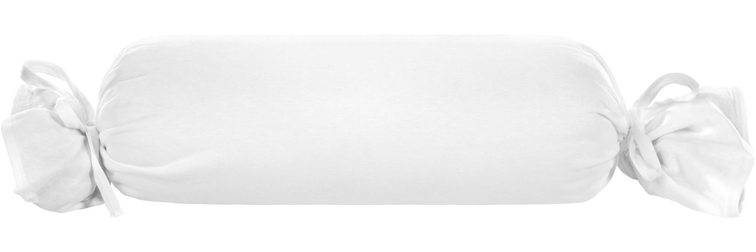 biberna Feinjersey-Kopfkissenbezug, weiß, 2 x 15 x 40 cm