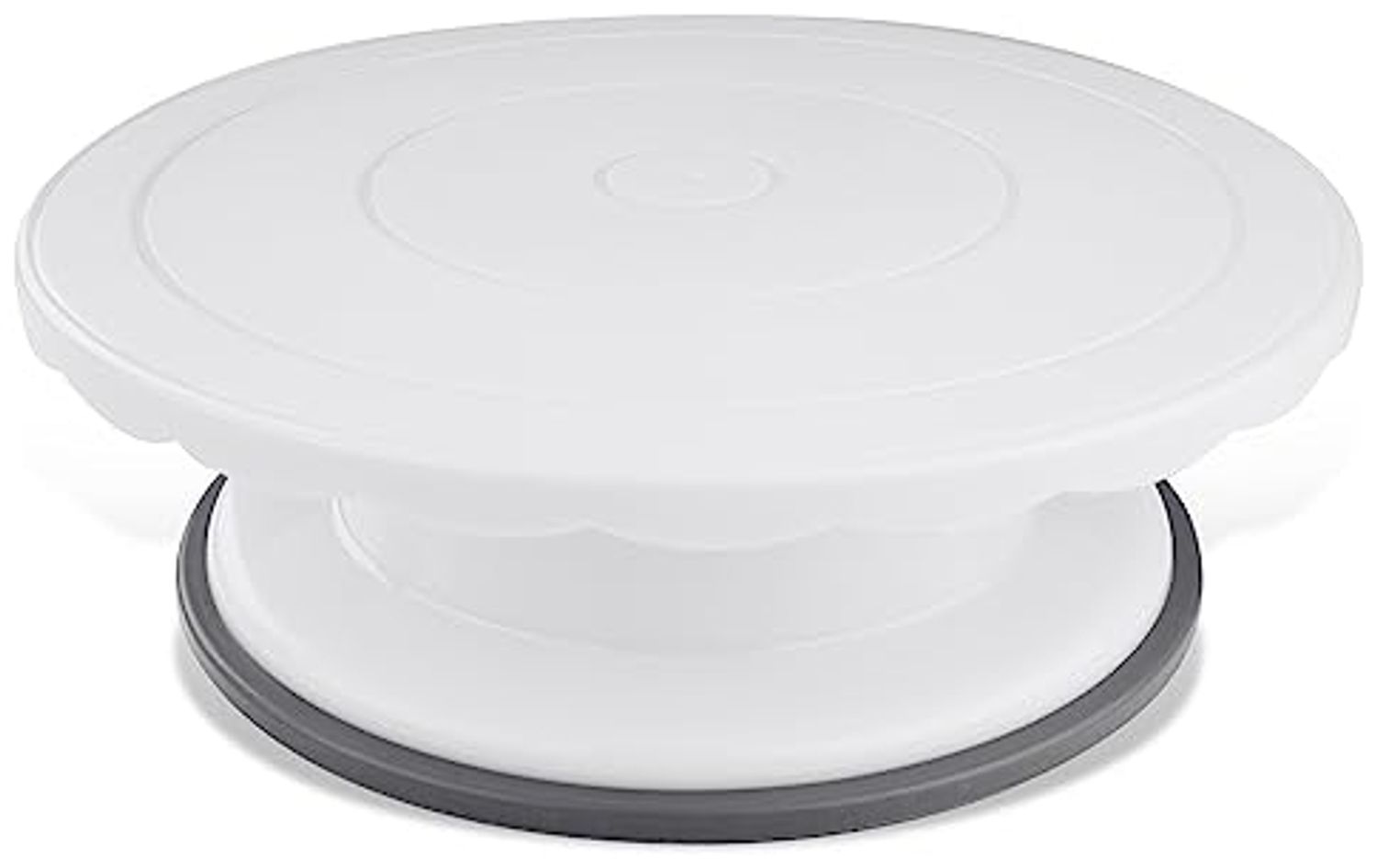 Dr. Oetker - Drehbare Torten- Kuchen- Platte Ø 27,5cm Weiß 1670 Drehteller Deko