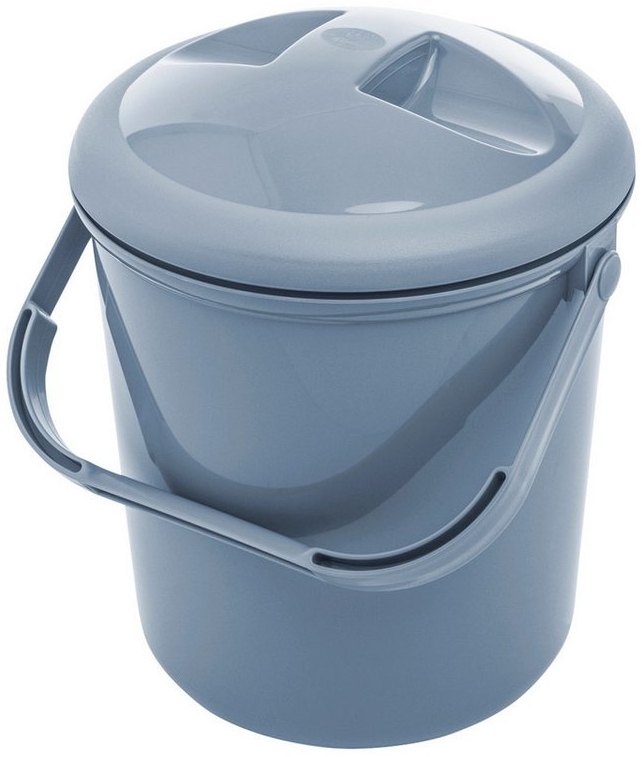 Rotho Babydesign Windeleimer Geruchsdichter Windelbehälter mit Deckel – 12 L, hygienisch