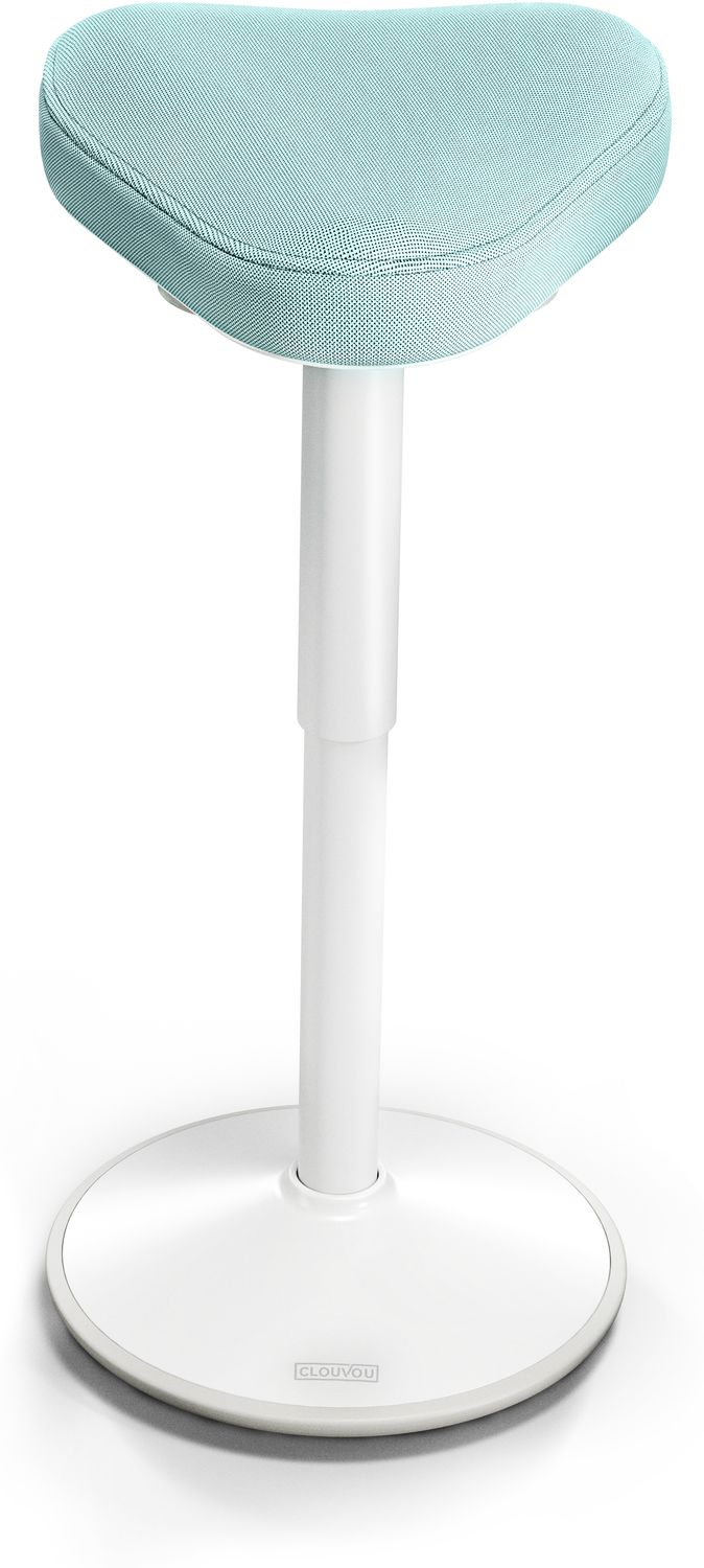 CLOUVOU Nexus, ergonomischer Stehhocker, stufenlos höhenverstellbar, Anti-Rutsch-Standfuß, Mint