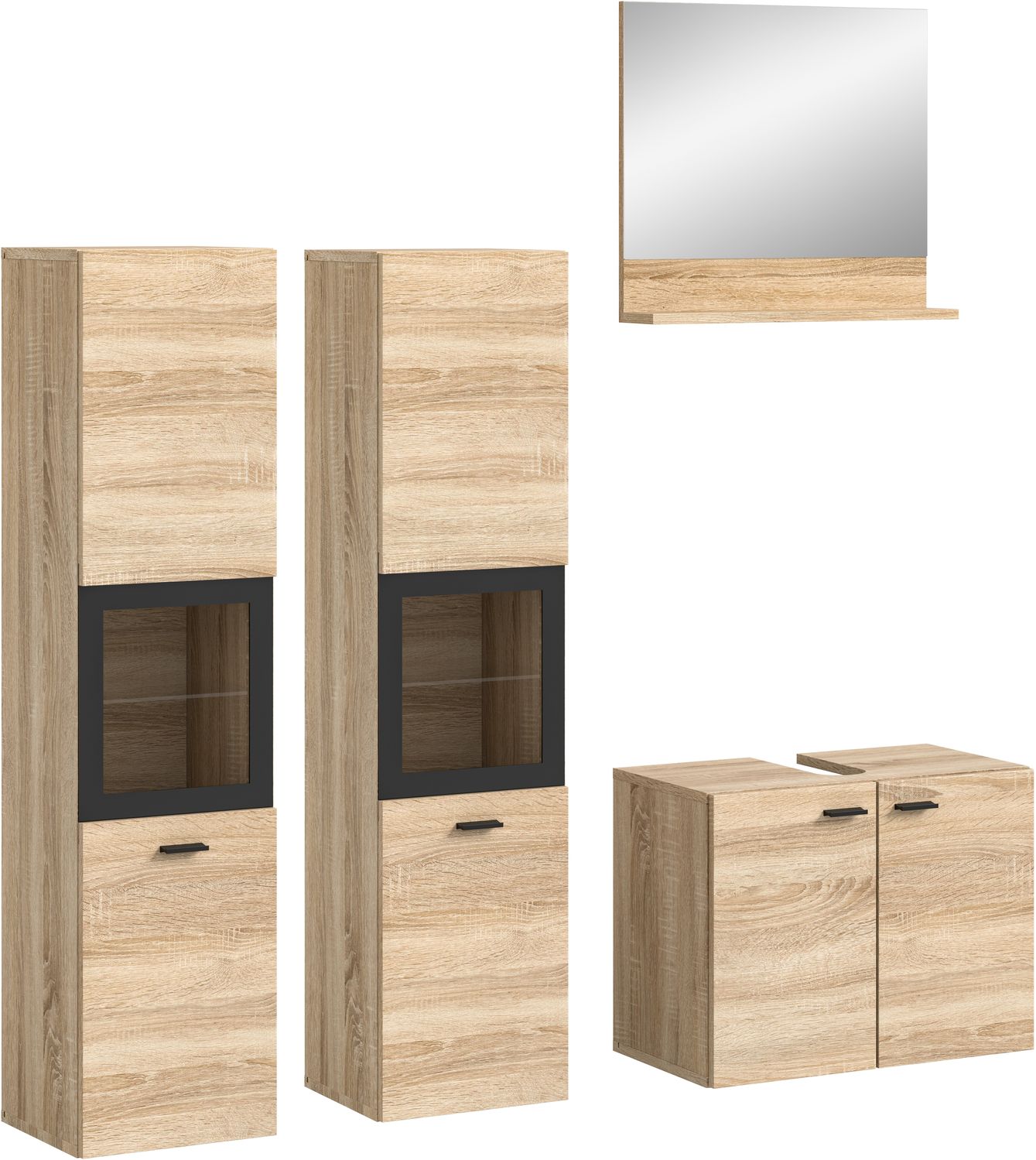 Badezimmerset Boston V - Sonoma Eiche
