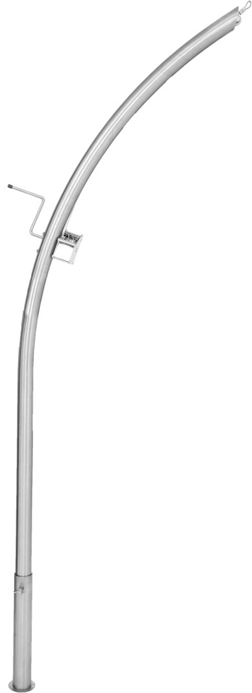 Schneider Grillgalgen aus Edelstahl, 42 mm, Höhe 150 cm, Schwenkgrill