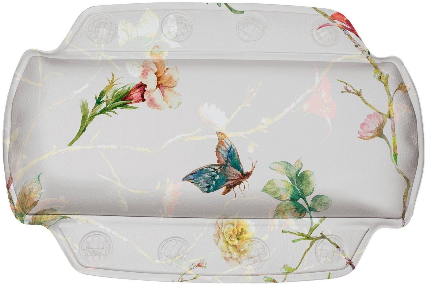 Kleine Wolke Nackenkissen Flores, 1-tlg, mit Saugnäpfen für stabilen Halt