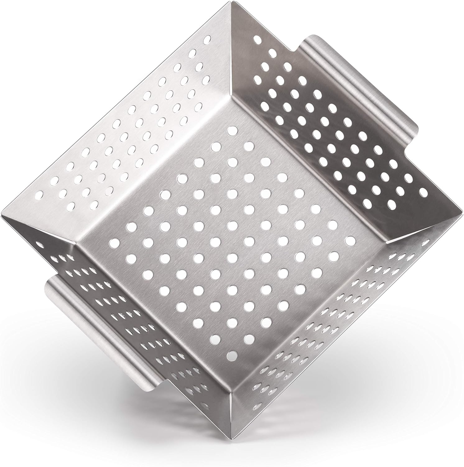 Blumtal Grillschale Grillkorb aus 100% Edelstahl, Edelstahl, (Grillzubehör, 1-St), perfekt für Grillgemüse, Grillschale geeignet für alle Grillarten