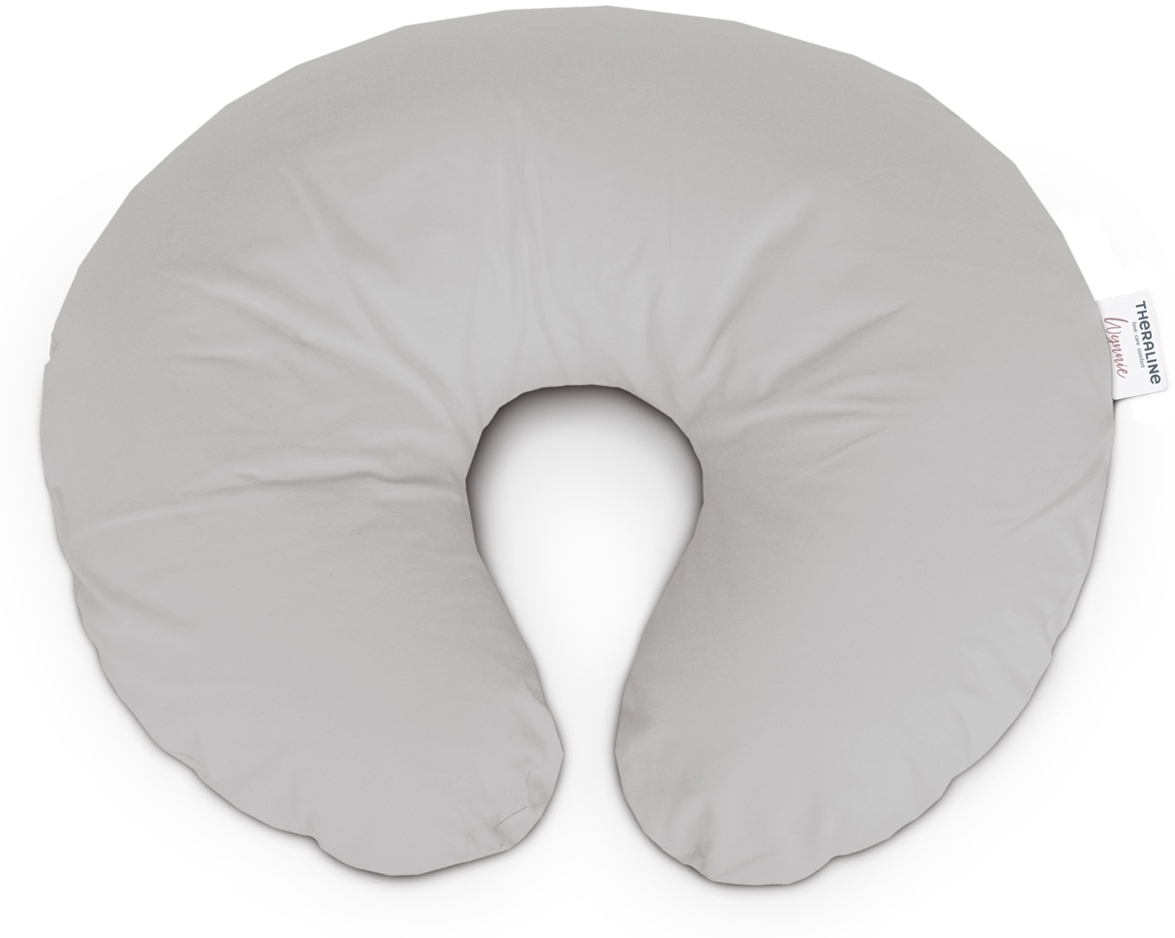 Theraline Bezug für Wynnie Stillkissen Jersey grau