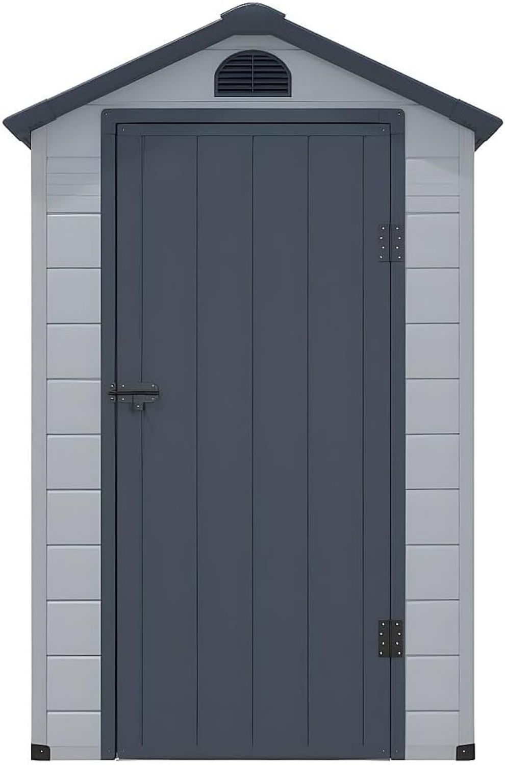 Vente-unique - CESIO Gartenhaus Harz GrauGrau - B 92 cm x H 168 cm x L 120 cm