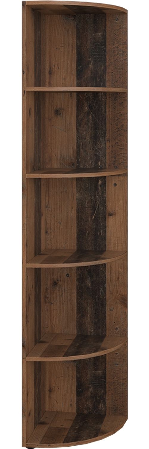 Vicco 'Ecki' Eckregal, Spanplatte antikholz, 40 x 40 x 180 cm
