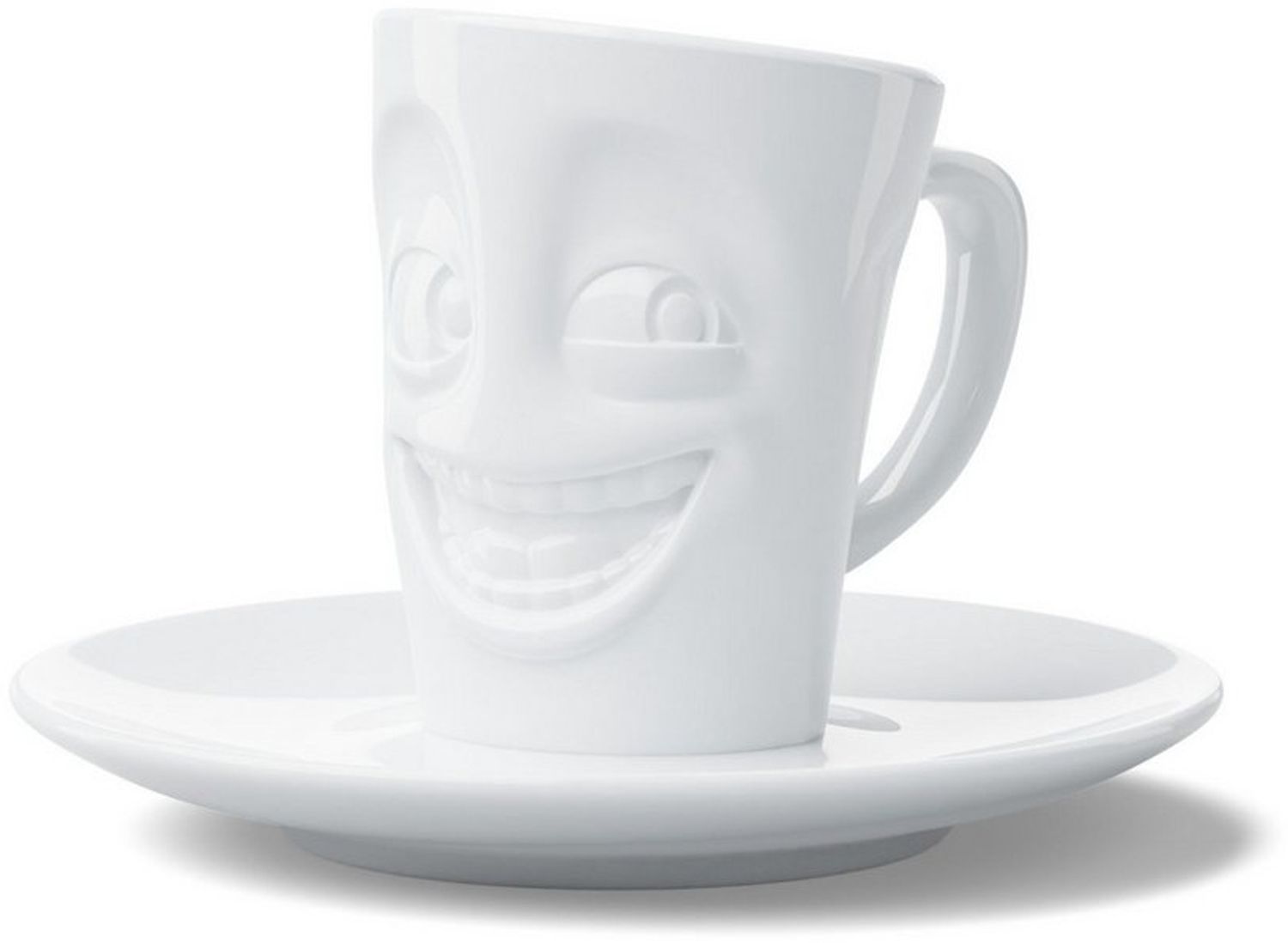 TV Tasse Espresso Mug 16 Witzig weiß mit Henkel