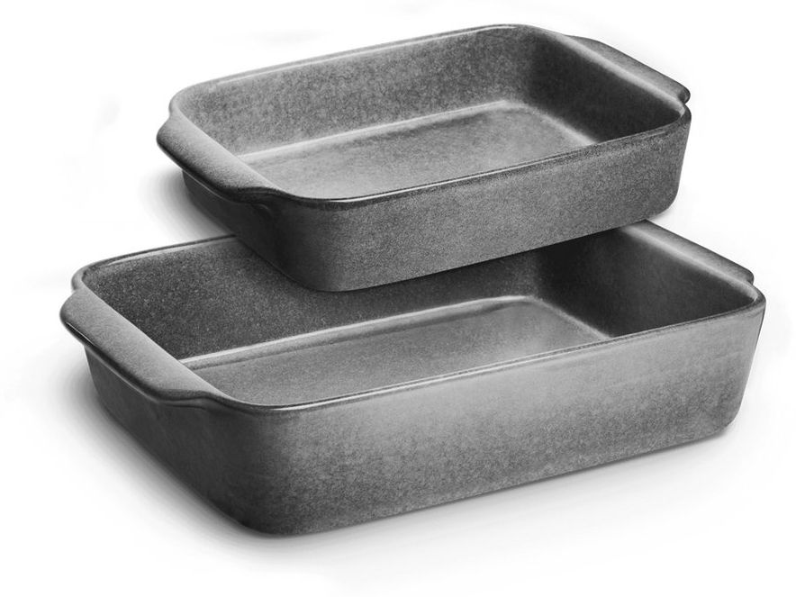 Springlane Auflaufform Keramik Misty Cliff in verschiedenen Größen, Steingut, spülmaschinengeeignet, backofen- & mikrowellenfest