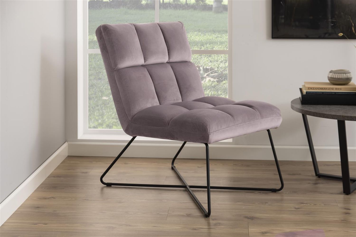 Loungesessel ALBA, rose