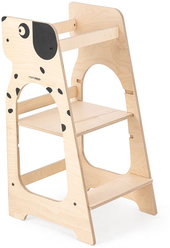 MamaToyz Holz Lernturm Kule Hund | Natur |