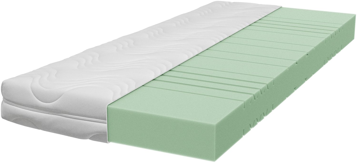 Kaltschaummatratze BeCo Marissa, 18 cm Komforthöhe, Made in Germany Größe 90 x 200 cm Härtegrad H3 (80 kg - 120 kg)