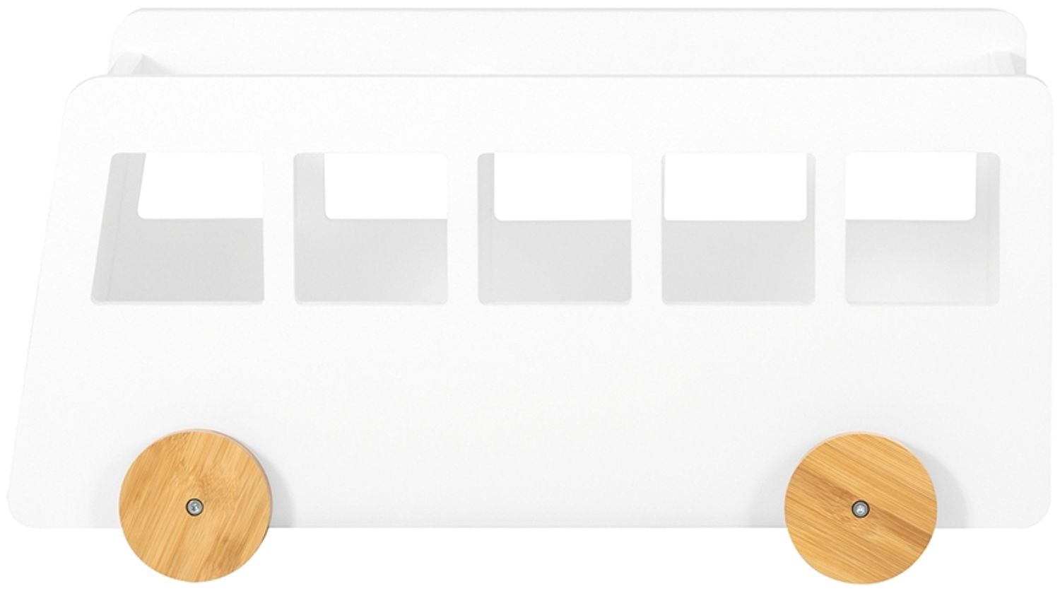 SoBuy KMB41-W Spielzeugkiste, MDF, Lackiert, Weiß, 68 x 24 x 33 cm