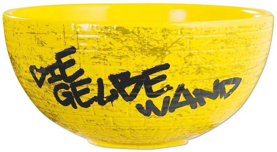 BVB MERCHANDISING Müslischale BVB Müslischale Gelbe Wand, Keramik