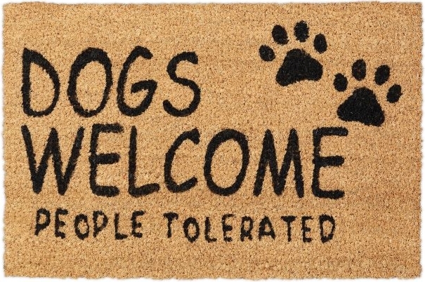 Fußmatte Kokos "Dogs Welcome" 10038457