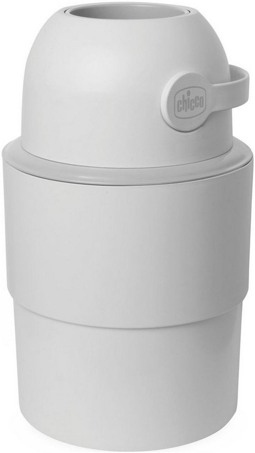 Chicco Teleskop Windeleimer Odour Off grau inkl. 1 Pck. Muellbeutel Odour Off