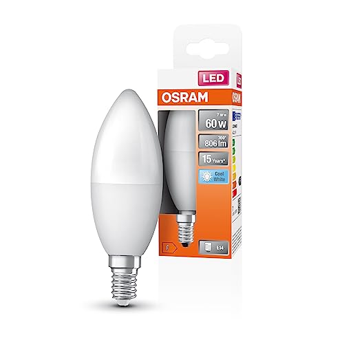 OSRAM Star LED-Kerze E14, 7,5W, 806lm, 4.000K, matt, nicht dimmbar