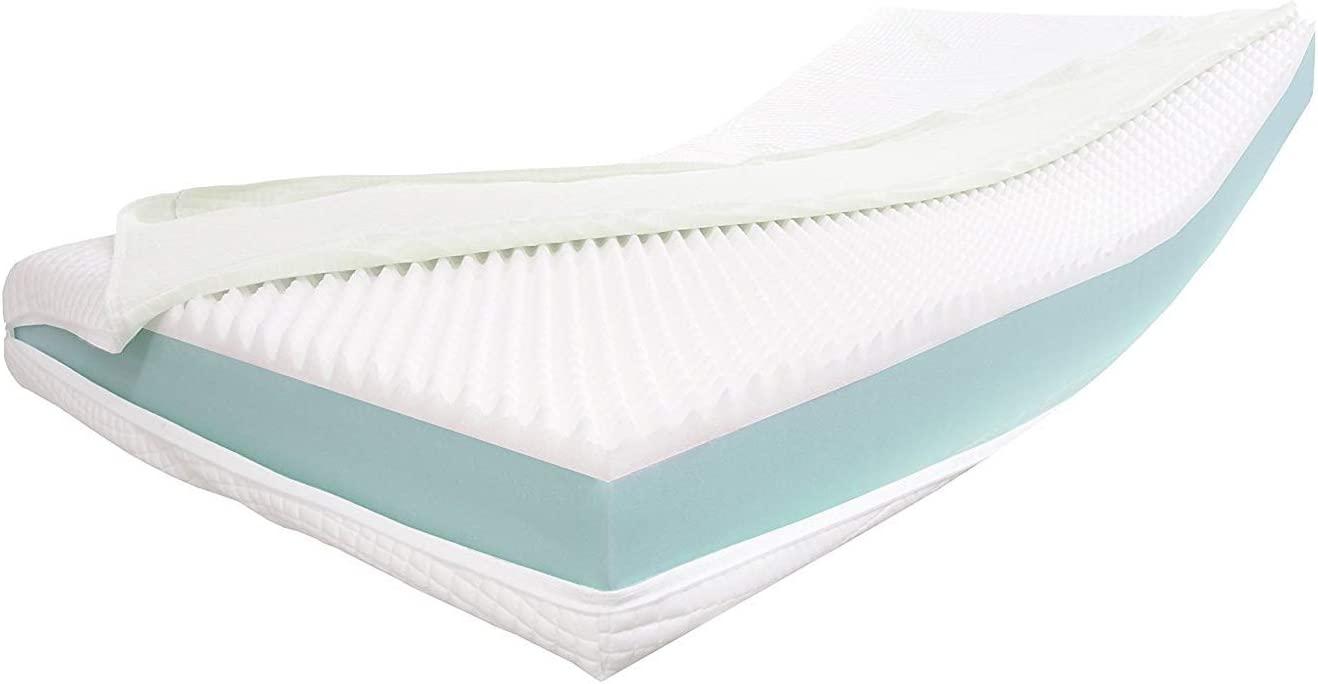 Dibapur® 'Visco 3D Air' Kaltschaummatratze, orthopädische Visco mit einem glatten 3D Air Fresh Bezug, H2, Kernhöhe 16cm, 200x200 cm