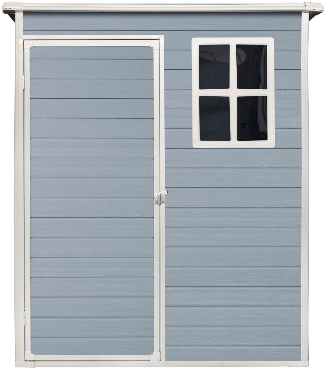 osoltus Lönneberga 1,5m² Gartenhaus Kunststoff Schuppen 96x157 cm Grau