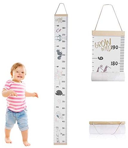 Kinder Messlatten Kinder Höhe Maßnahme Wachstumstabelle Tragbare Nette Wandaufkleber Home Raumdekoration für Kleinkinder Babys(#1)