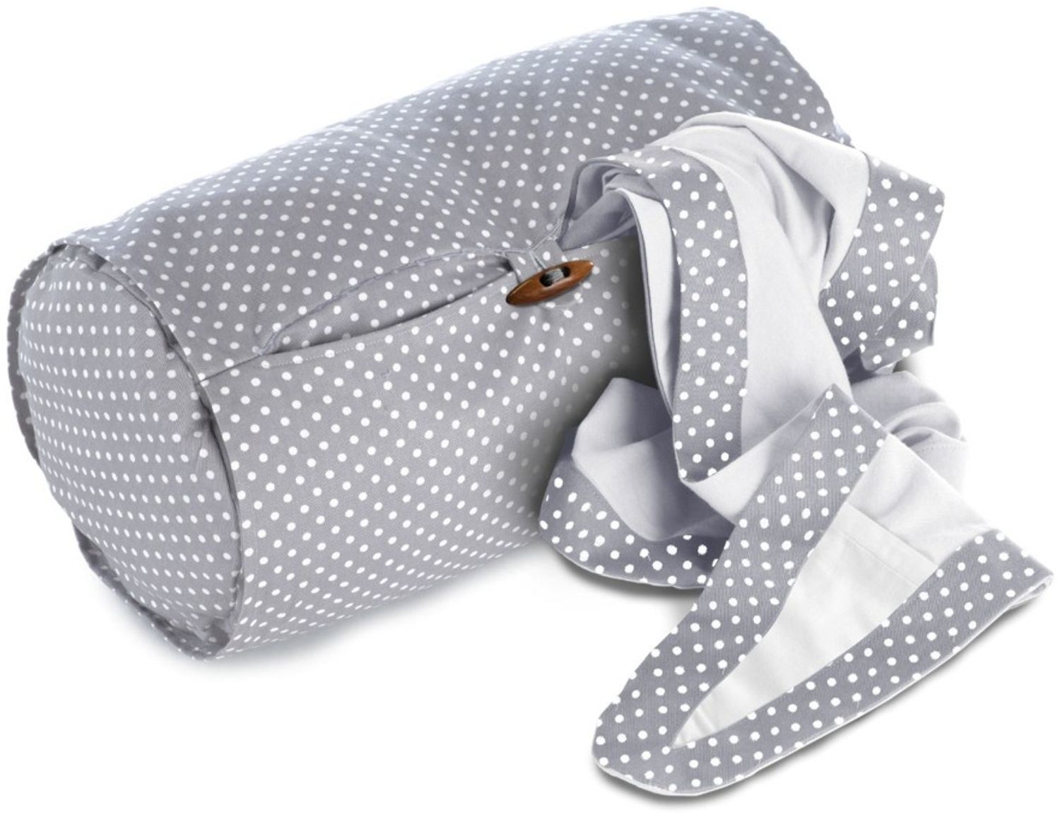 Theraline Stillrolle Plus 33x20 cm inkl. Blick- und Sonnenschutz Punkte grau/kieselgrau