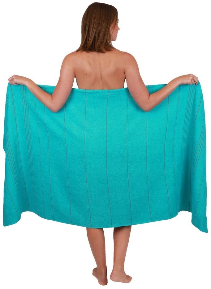 Betz Strandtuch Betz XXL Badetuch LINES Strandtuch Saunahandtuch Liegetuch 90x180 cm, 100% Baumwolle