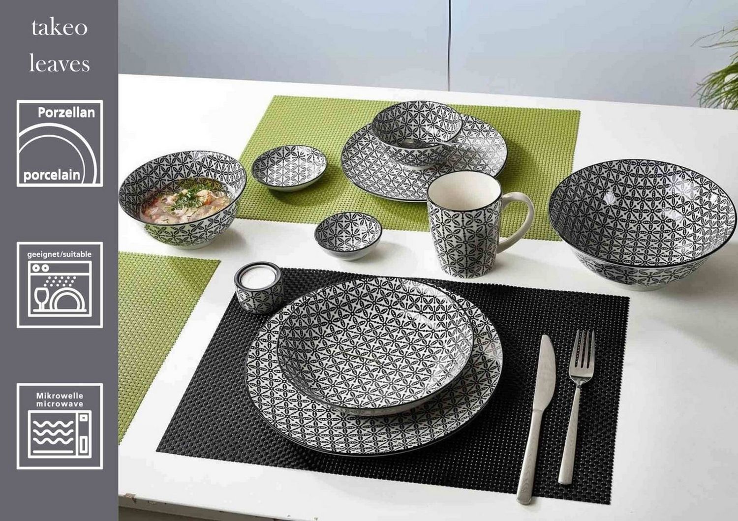 Ritzenhoff & Breker Takeo Leaves Dipschale ø 8 cm 12er Set