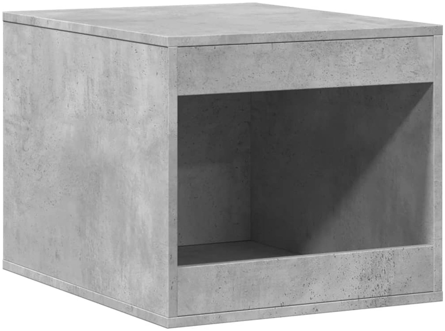 vidaXL Katzenklo Betongrau 47x59x42 cm Holzwerkstoff 857763