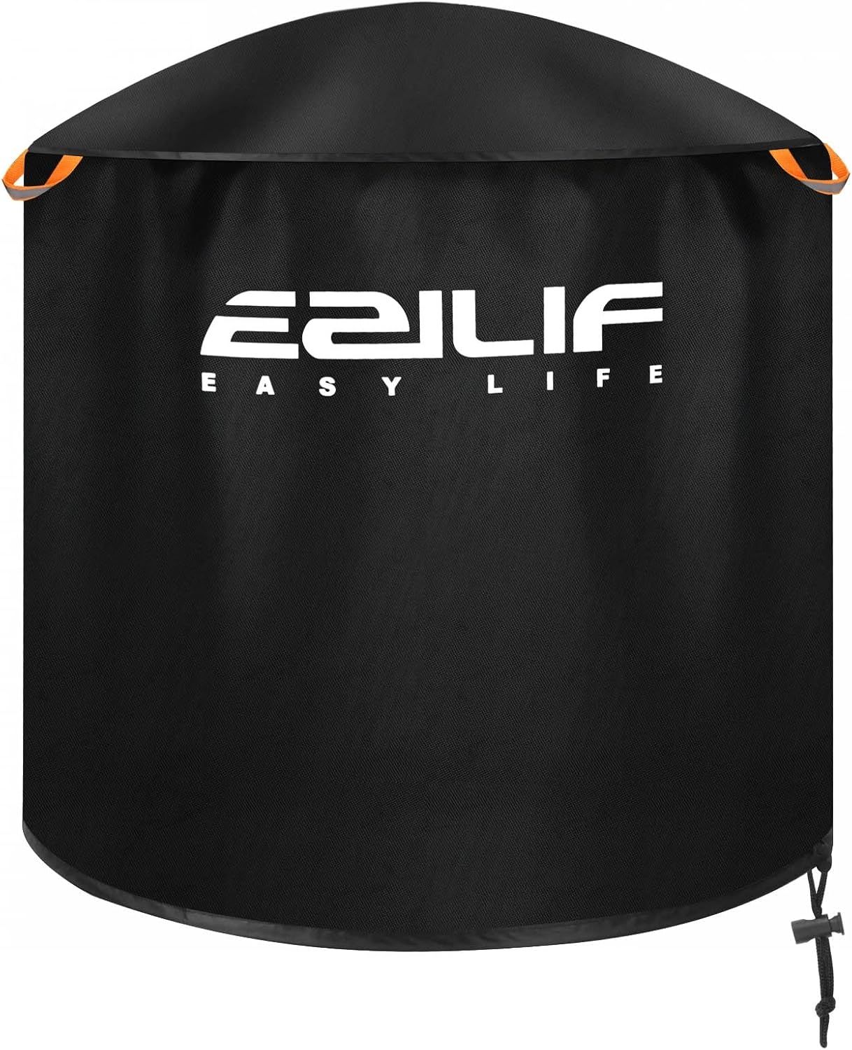 EZILIF Grillabdeckung Wetterfest Kugelgrill Abdeckung 210D Oxford-Stoff Grill Abdeckhaube Rund mit Reflexstreifen Abdeckhaube Gasgrill Grillhaube BBQ Cover für Weber, Brinkmann, Char Broil (Φ79x68 cm)