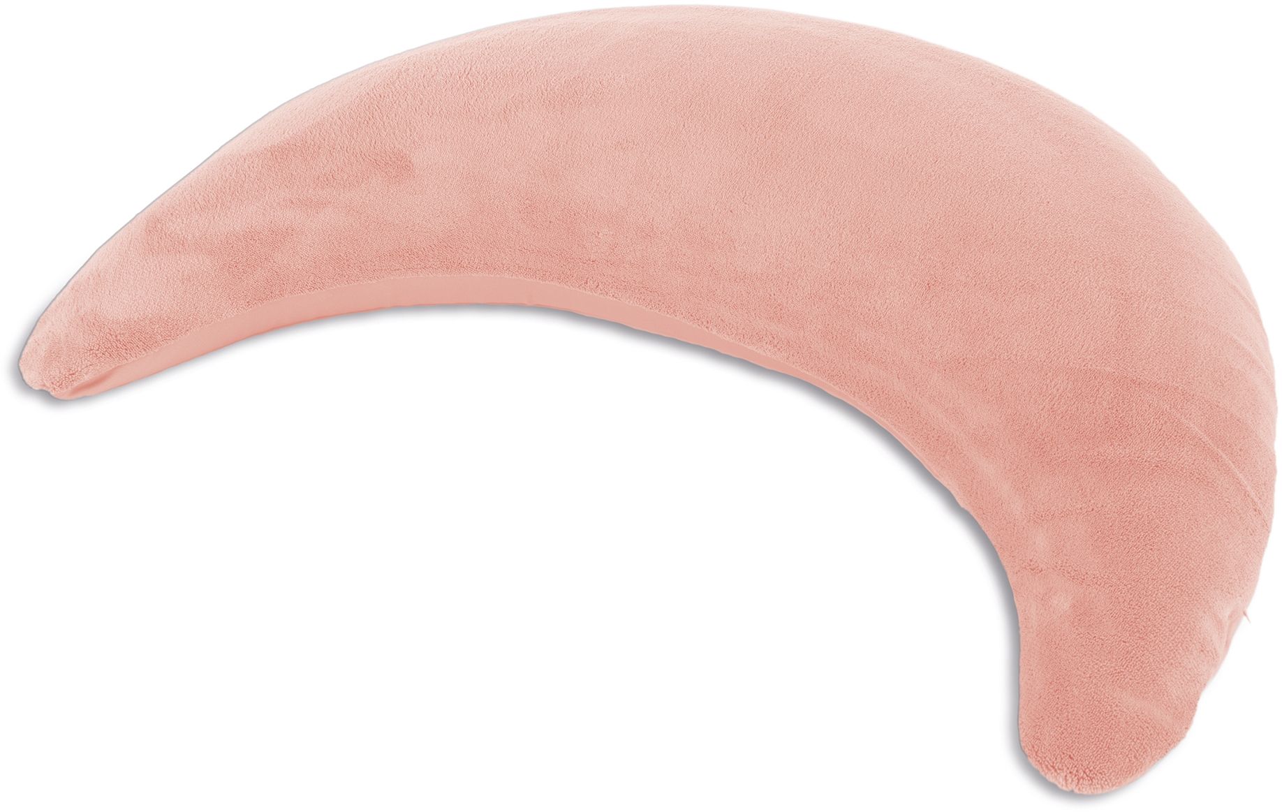 Theraline Plüschmond Mondkissen Stillkissen 140x27 cm Puderrosa