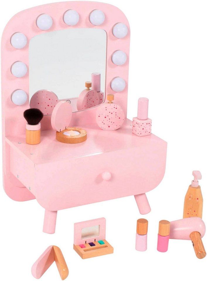 Bayer Chic 2000 Tabletop Schminktisch rosa mit Zubehör