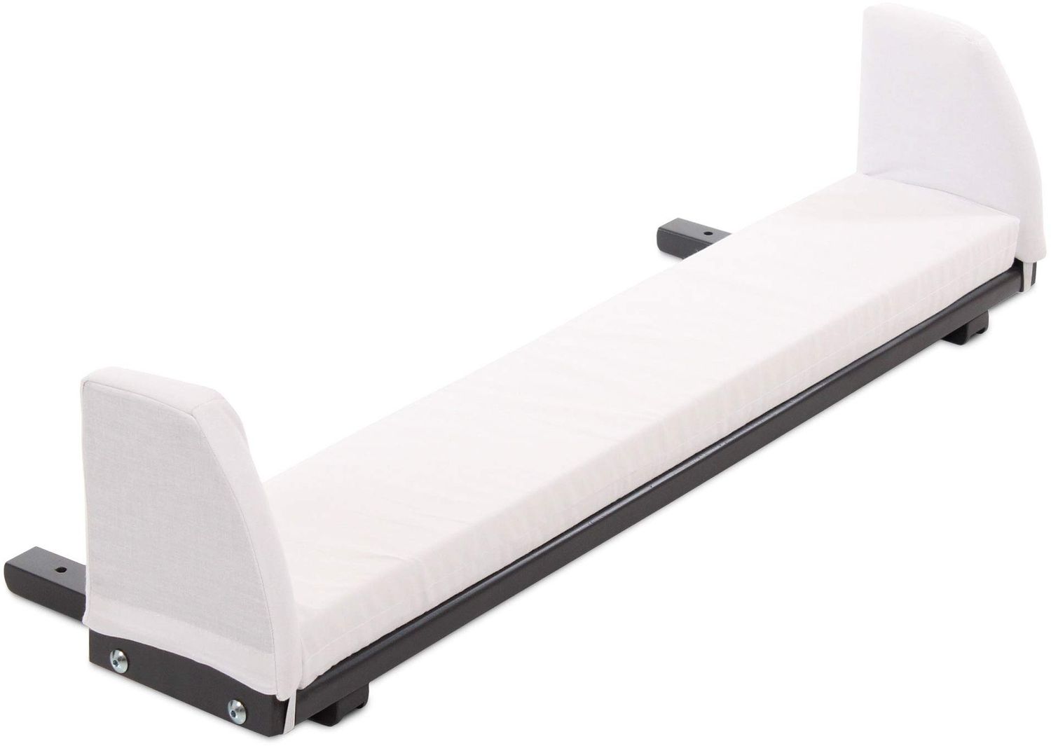 babybay Verlängerungsseite schiefergrau lackiert inkl. Matratzenergänzung weiß passend für Modell Boxspring XXL