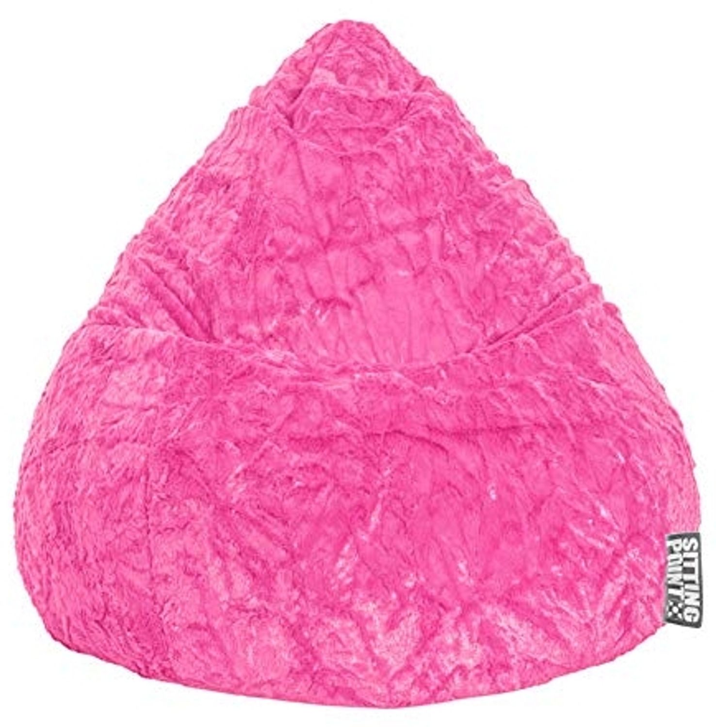 Sitting Point 'Fluffy L' Sitzsack, Rosa