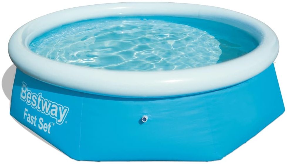 Bestway Fast Set Aufblasbarer Swimmingpool Rund 244x66 cm