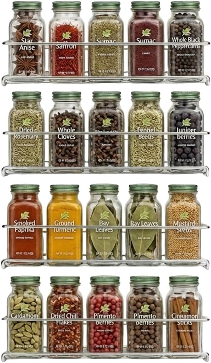 Provance Gewürzregal 4er Set Gewürzregale aus Metall