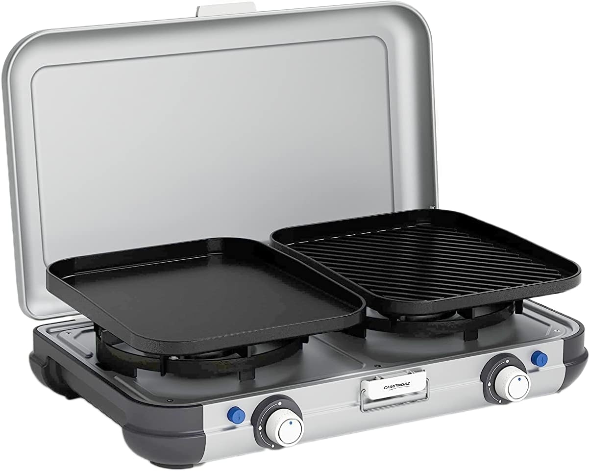 Campingaz 'Camping Kitchen 2 Grill & Go CV', silber/schwarz, 33 x 49 x 45 cm