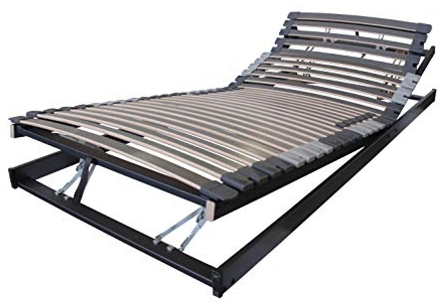 BELARO Lattenrost XXL Exklusiv KRF 120x190 cm || Unterfederung für hohe Belastungen bis 200kg - manuelle Kopf-/Rücken und Fußteilverstellung