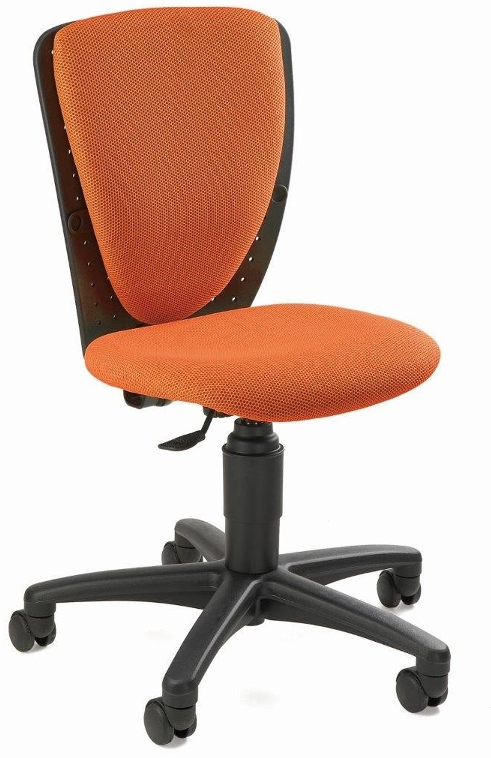 Topstar 70570BB40 High S'cool, Kinder- und Jugenddrehstuhl, Schreibtischstuhl für Kinder, Bezugsstoff orange
