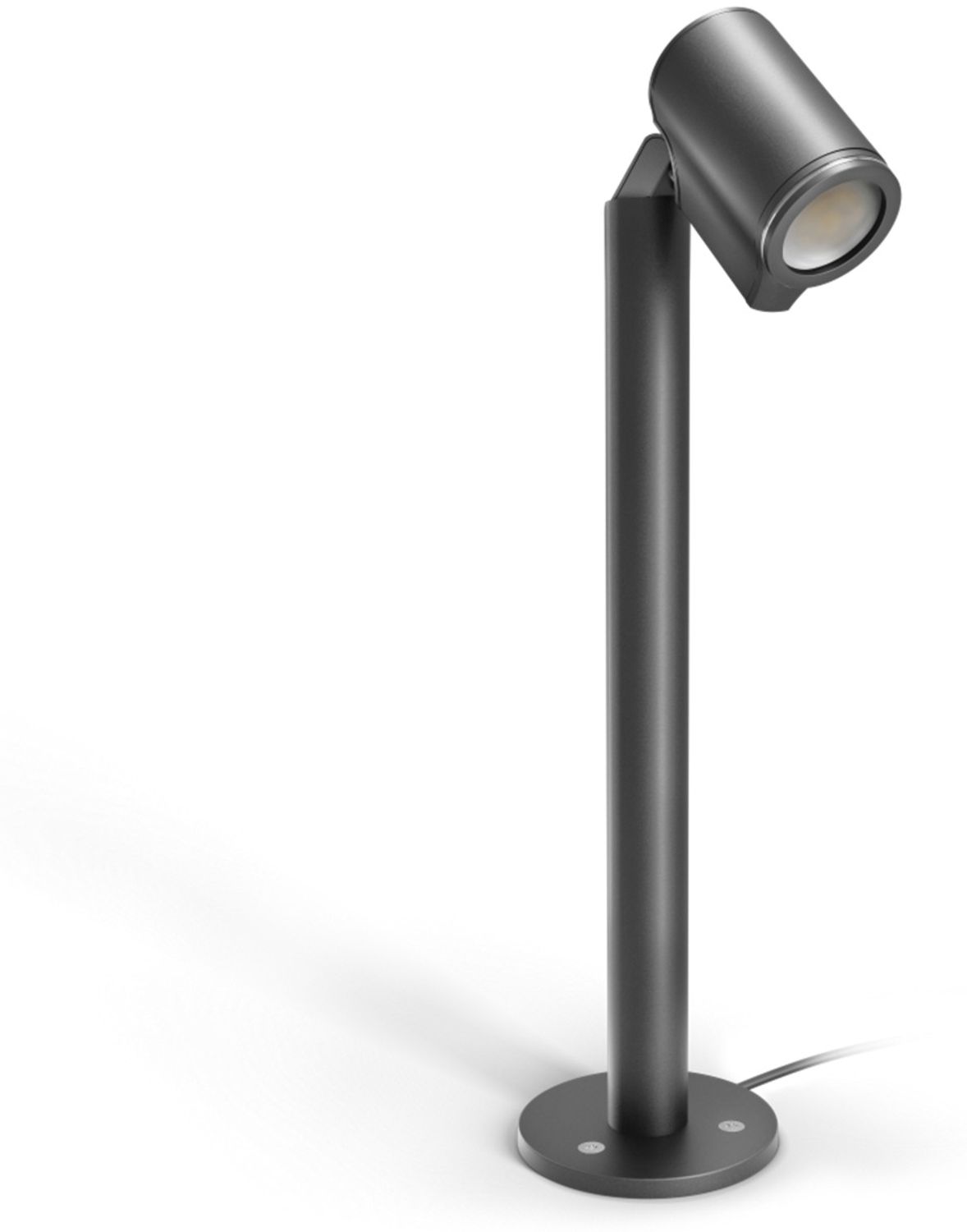 LED-Wegeleuchte Spot Way anthrazit, 6,7 W Pollerleuchte schwenkbar, inkl. GU10-Leuchtmittel, 512 lm, 3000 K warmweiß