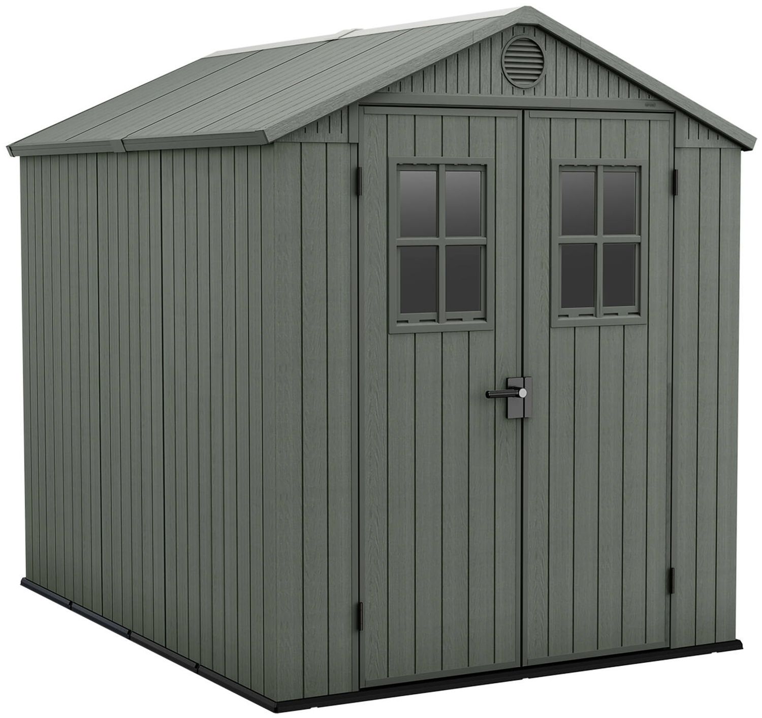 Dmora Gartenhaus Osoyoos, Gartenhütte, Gartenhaus, Werkzeugschuppen, 190x244 h221 cm, Grün