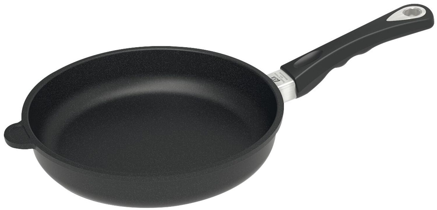 AMT Gastroguss Bratpfanne mit festem Griff, 5,0 cm, Ø 24 cm, Induktionsgeeignet