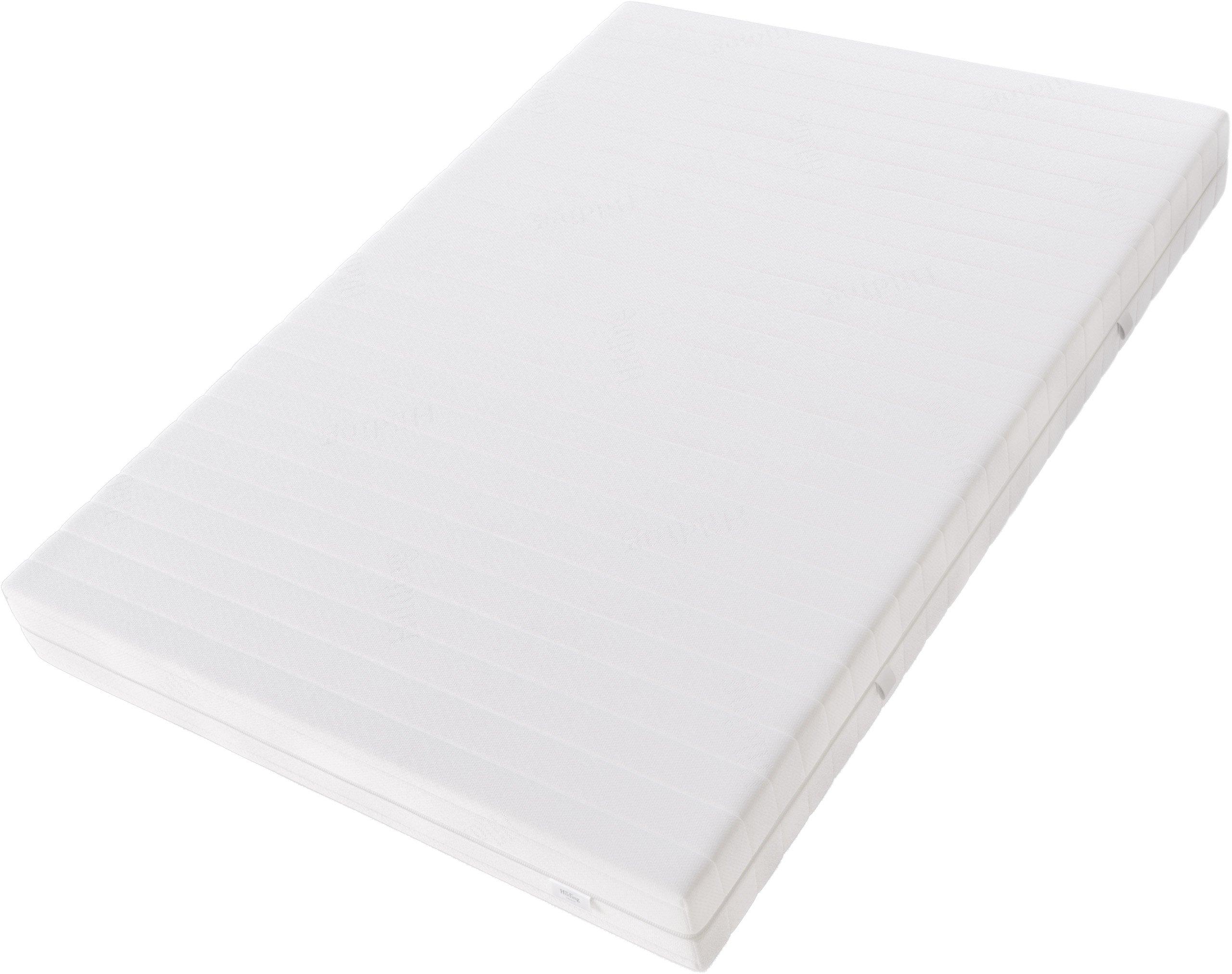 Hilding Sweden Duokern Komfortschaum Mittelfeste 7-Zonen Matratze für Alle Schlaftypen mit 2 Härtegraden (H2&H3)/200 x 90 x 21 cm Kaltschaummatratze, Schaumstoff, Weiß, 200x90 cm